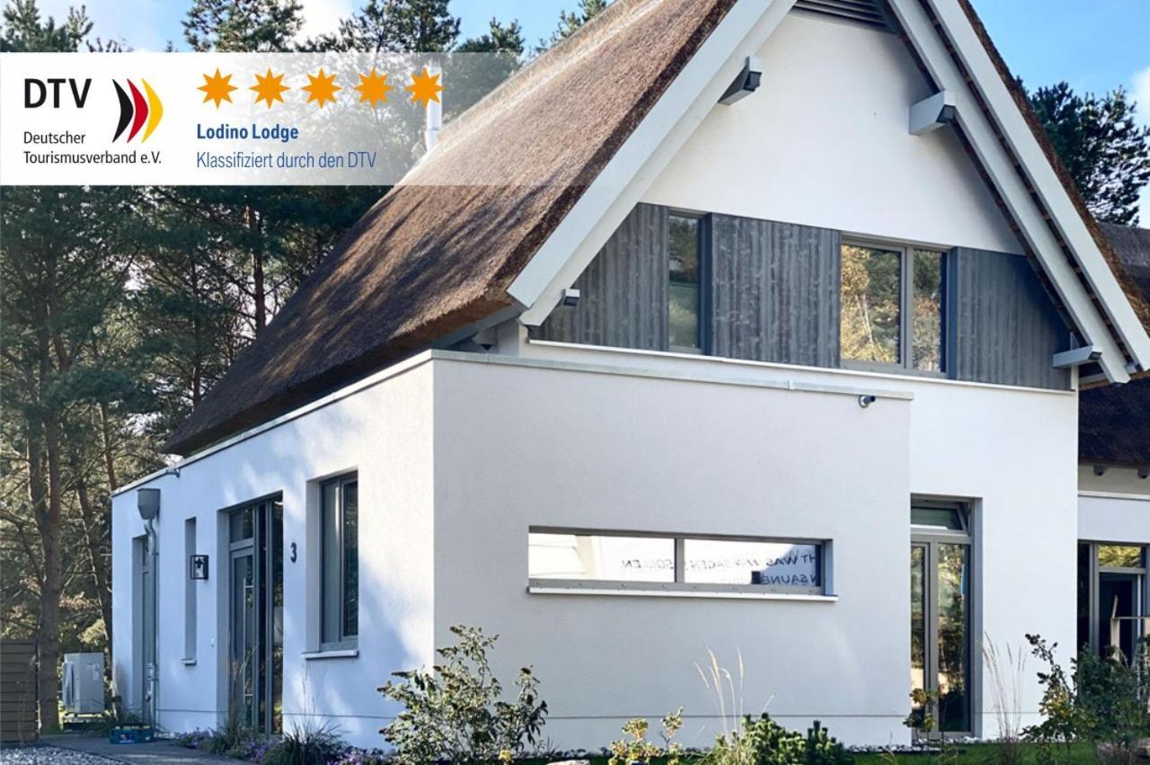 Ferienhaus Lodino Lodge Mit Sauna Und Kamin Loddin Exterior photo